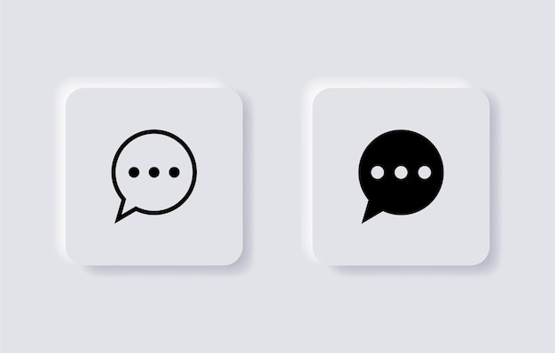 comment icon chat message bubble symbol sign website web app ui icon mobile application icons signs