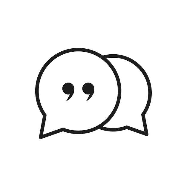 Comment icon Speech bubble symbol Conversation icon Vector illustration EPS 10 Stock image