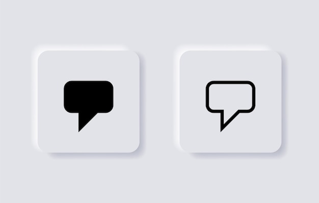 comment icon speech bubble symbol talk chat message icons website web app ui mobile application icon