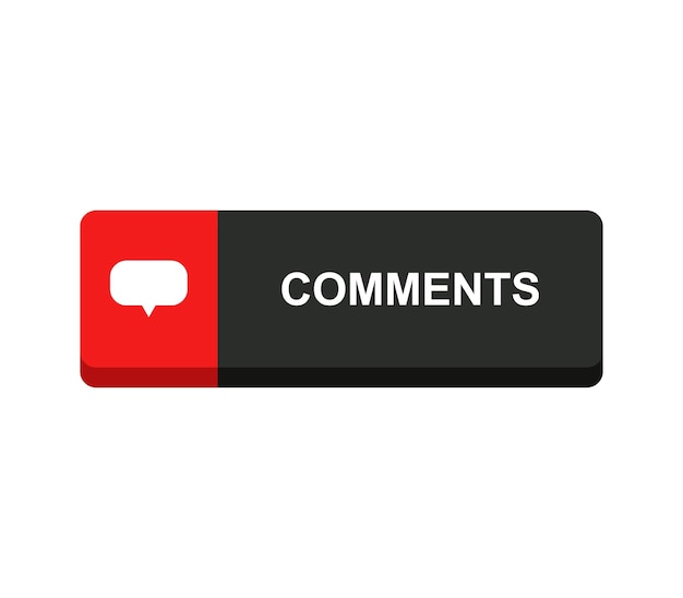 Vector comments button