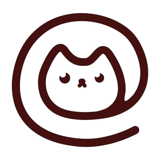 ベクトル 猫のベクトルのアイコンとしてシンボルでコマーシャル