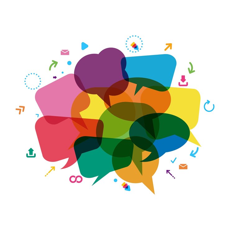 वेक्टर communication vector icon design illustration
