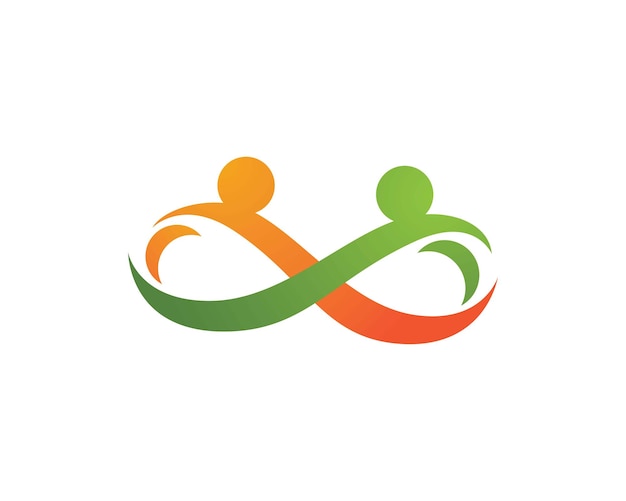 community care logo template vector icon