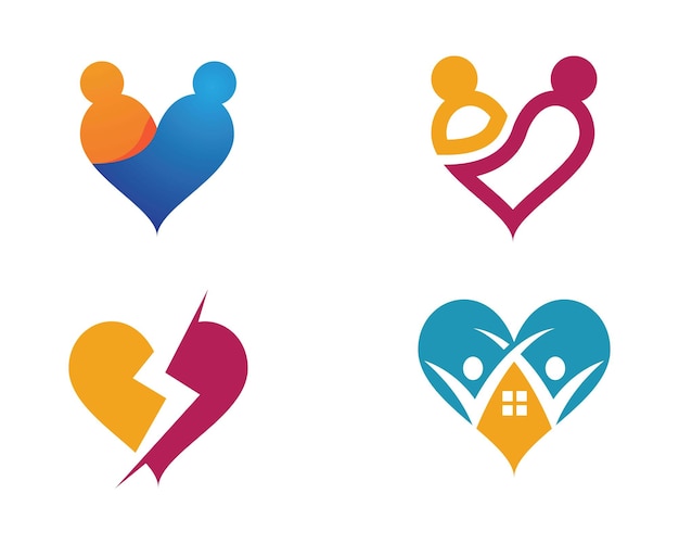 Community care Logo template vector iconx9