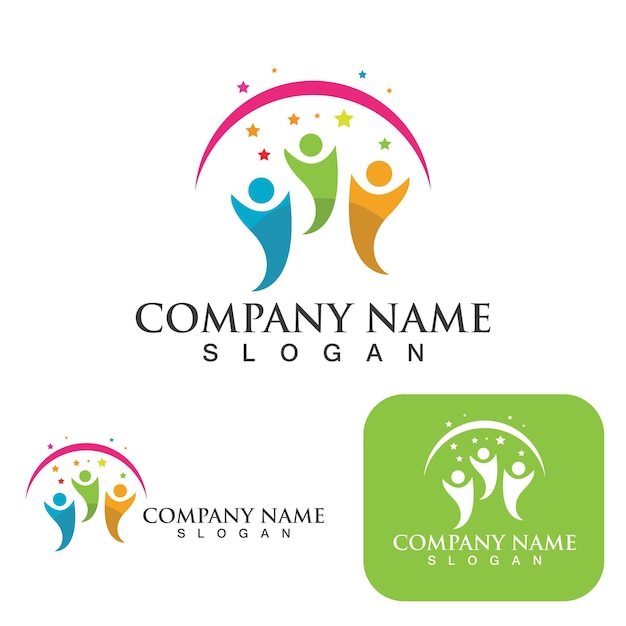 Сеть логотипа группы сообщества и значок социальной сети