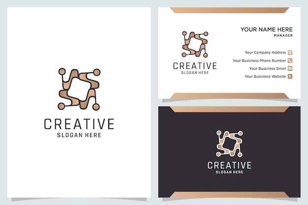 Community logo and business cards