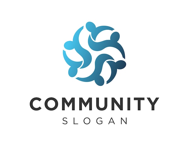 Premium Vector | Community logo design