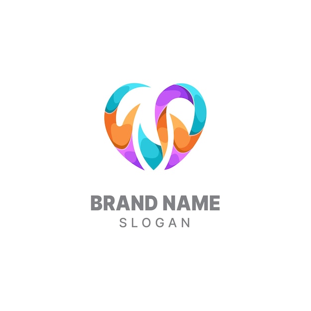 Community logo gradient colorful design template family logo people logo unity logo