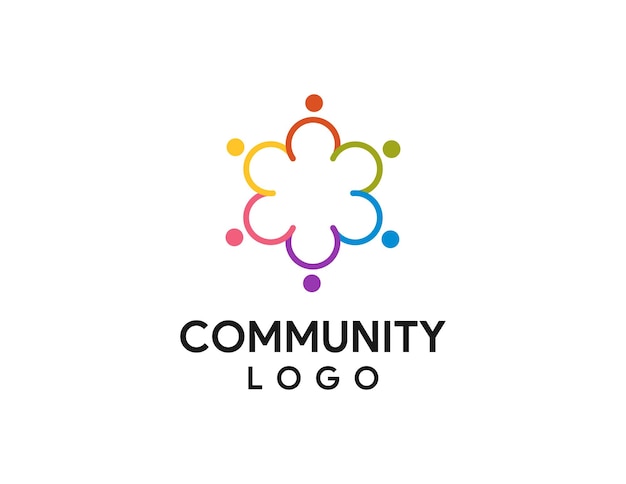 Vettore logo della comunità