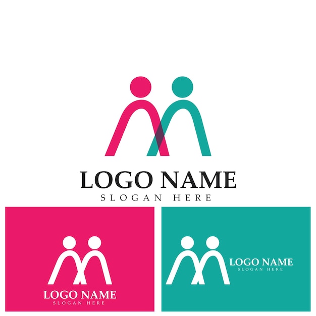 Community people care Logo template vector