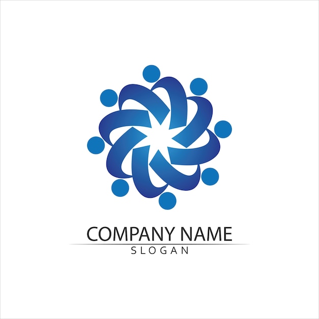 Community people care logo template