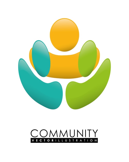 Community people graphic