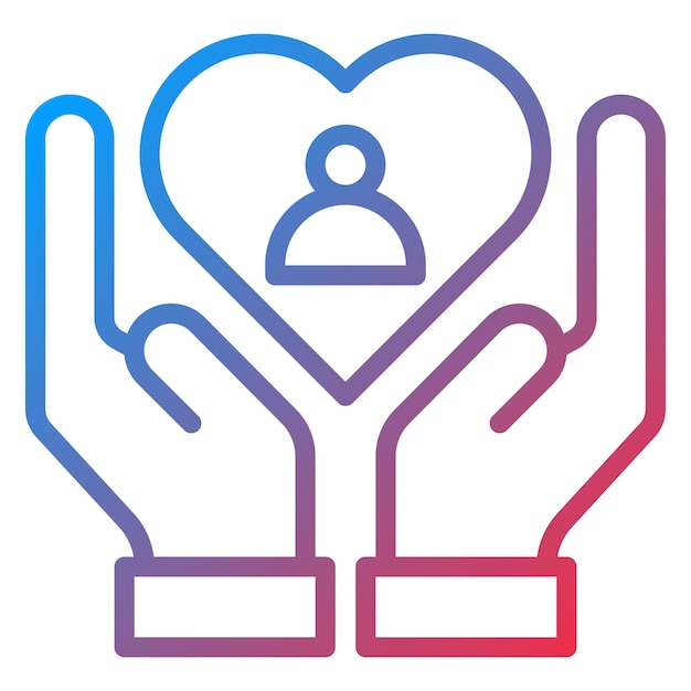 Community service icon vector image can be used for public services