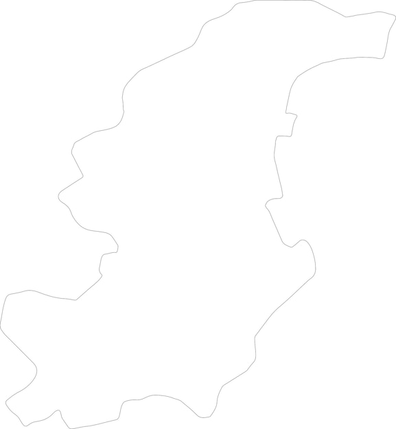 Vector como italy outline map