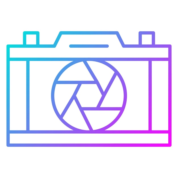 Vector compact camera vector icoon kan worden gebruikt voor photography iconeset