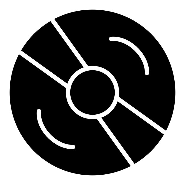 Compact Disc Vector Icon Design Illustratie