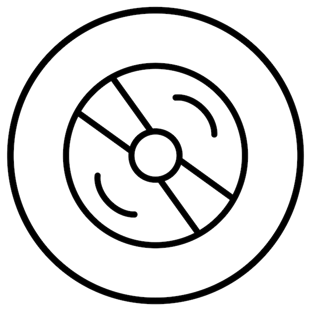 Compact Disc Vector Icon Design Illustratie