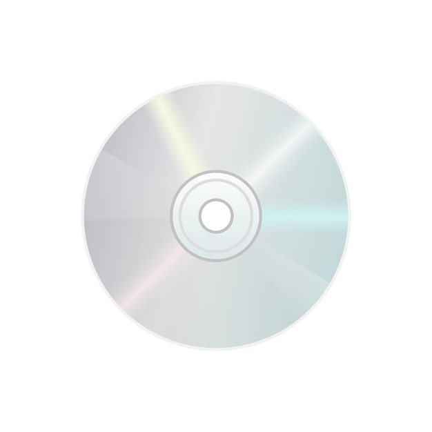 Compact disk CD DVD icon for disk drive in personal computer