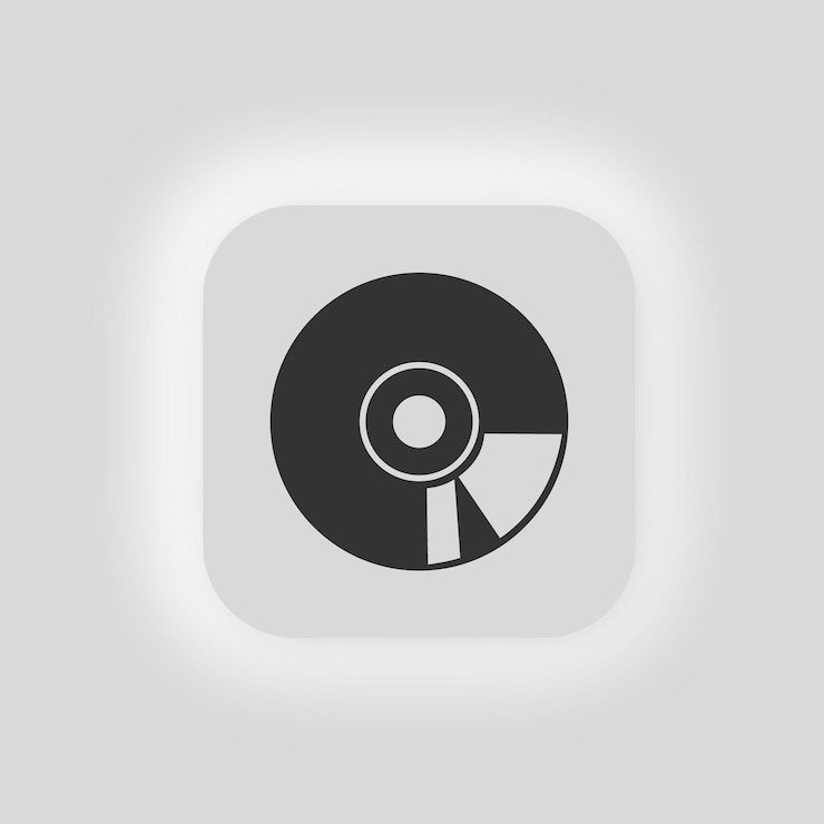 Vector compact disk icon dvd illustration symbol cd vector