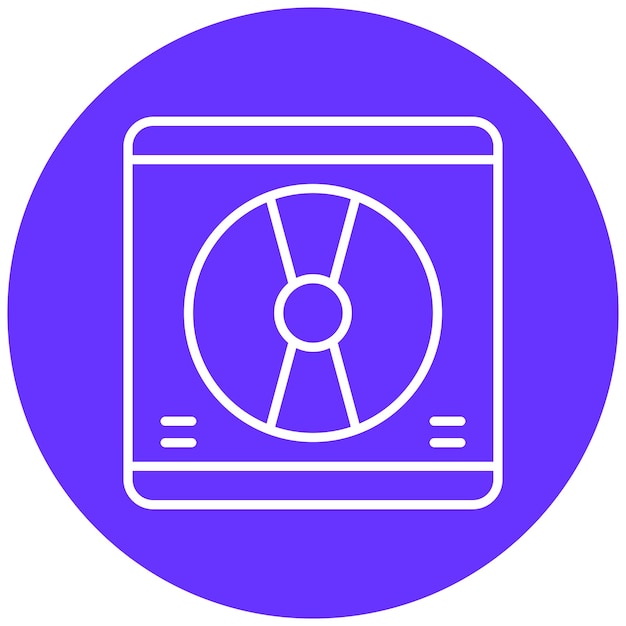 Compact Disk Icon Style