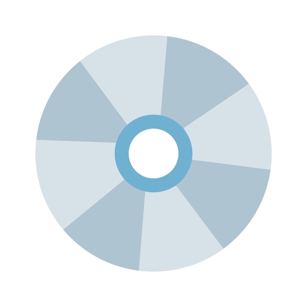 Compact disk pictogram vectorillustratie