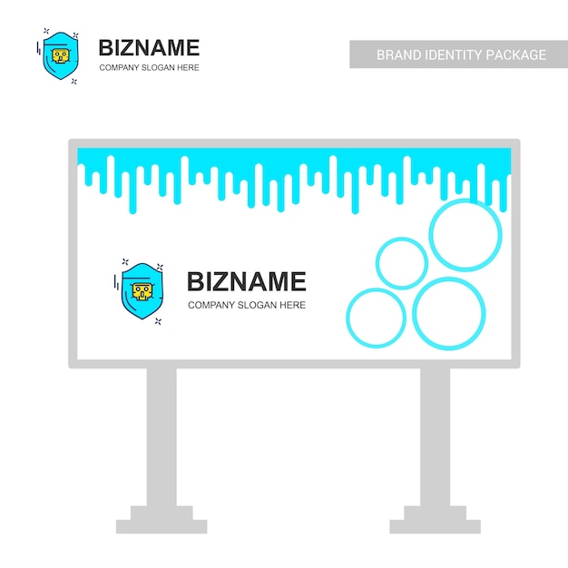 창의적인 디자인 벡터와 회사 빌 보드 디자인