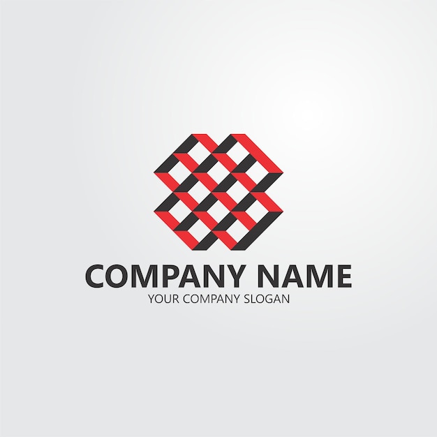 会社のボックスのロゴのデザイン テンプレート
