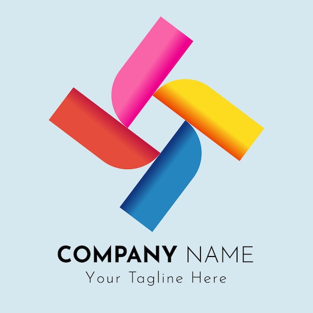 Company branding logo design vector