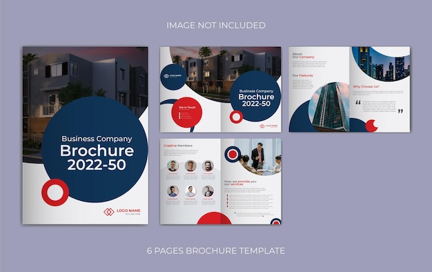 Company brochure design template