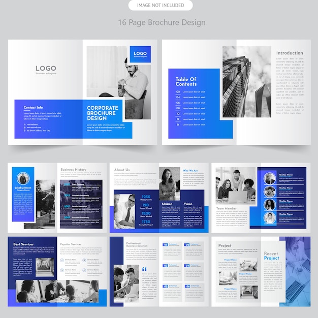 Company brochure design