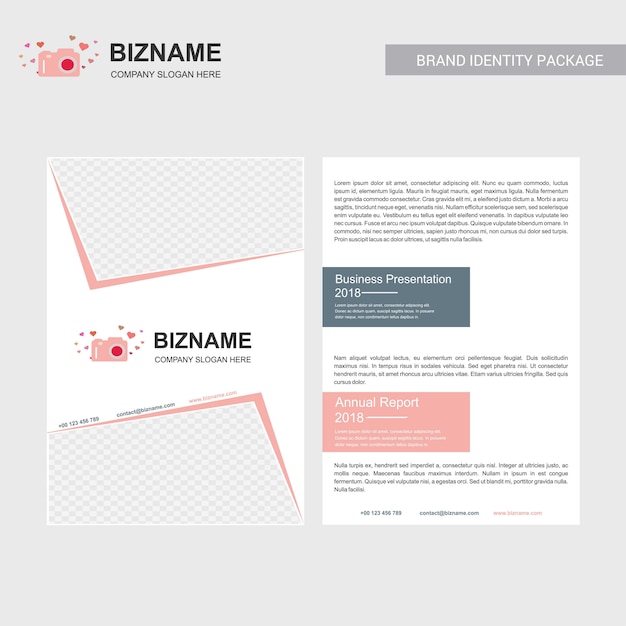 Company brochure with elegent design