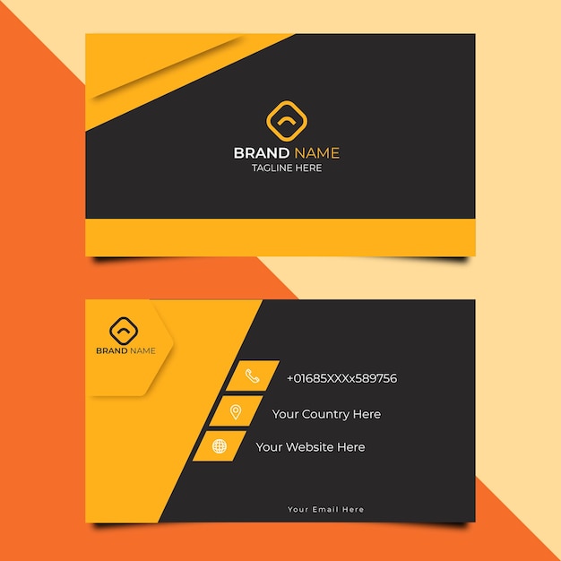 회사 비즈니스 카드 디자인