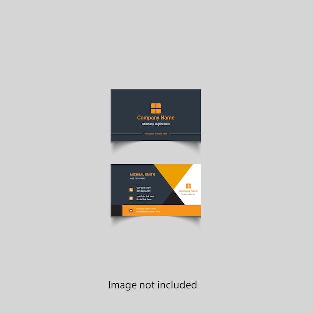 Vettore azienda business card design