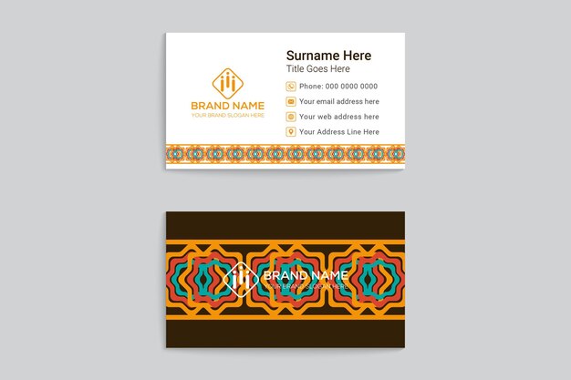 Company business card design