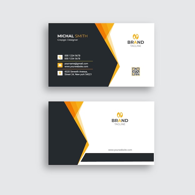 company business card template design