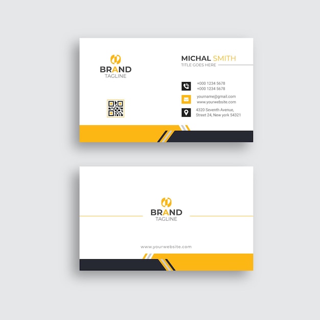 Дизайн шаблона визитной карточки компании