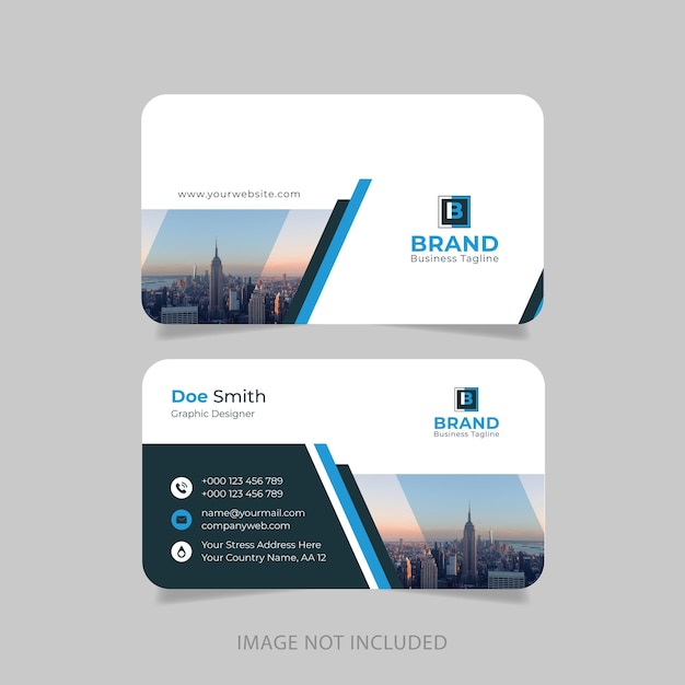 Company business card template