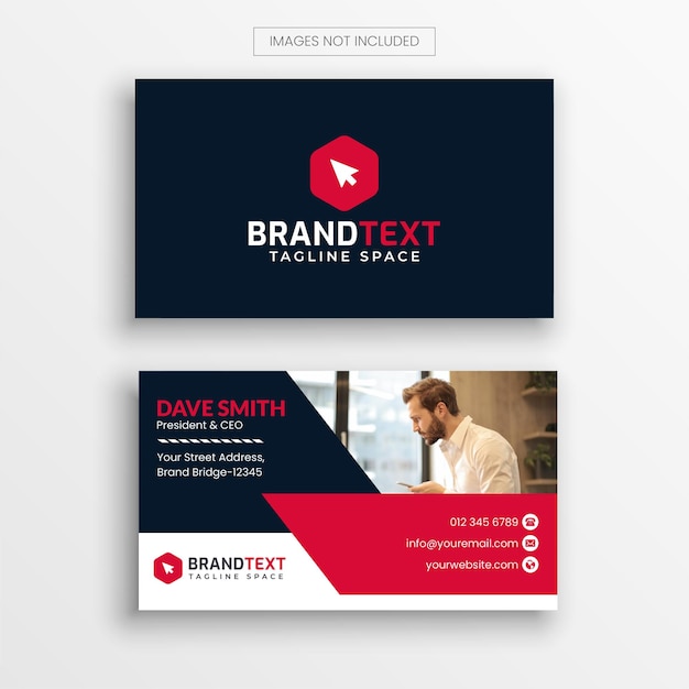 Template company business card