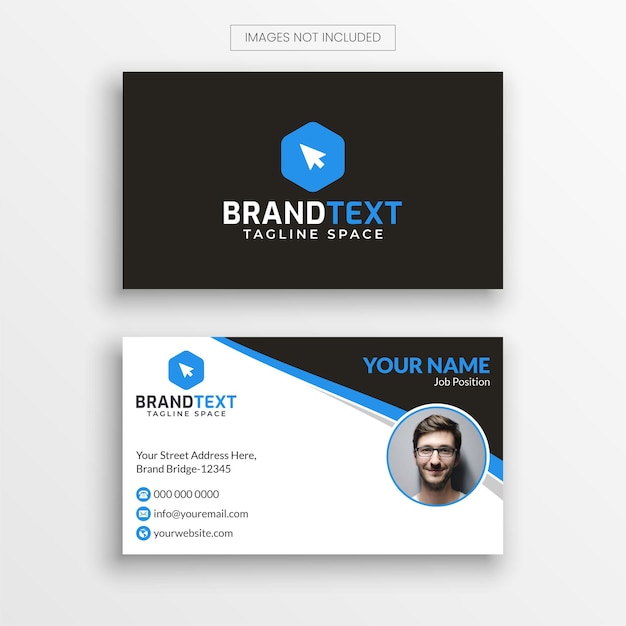 Company business card template