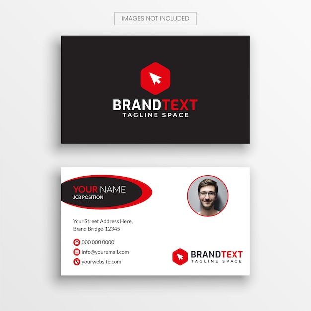 Company business card template