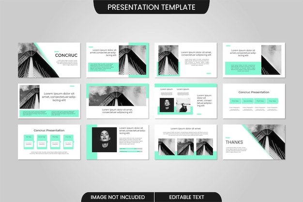 Vector company business presentation template