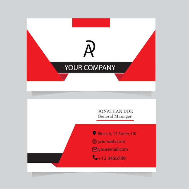 Company business stationery vector template editable