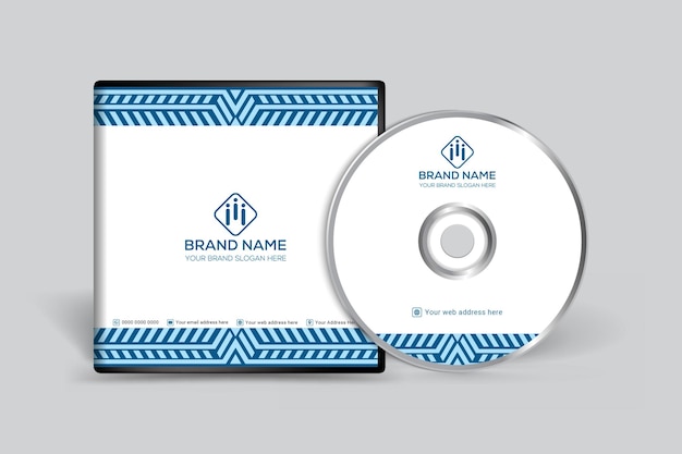 Company CD cover vector design