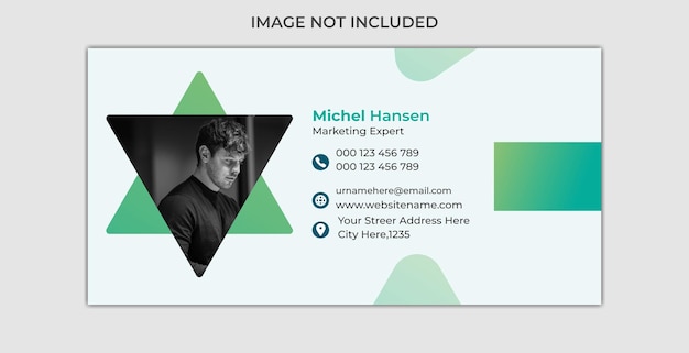 Company Email Signature Template