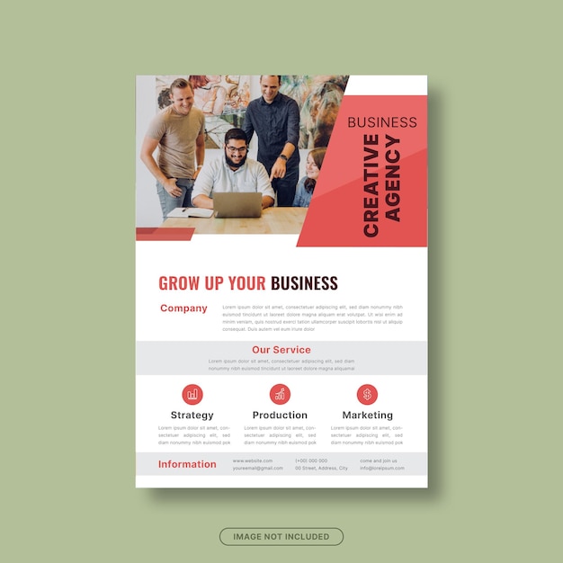 Vector company flyer design template business flyer company profile creative business