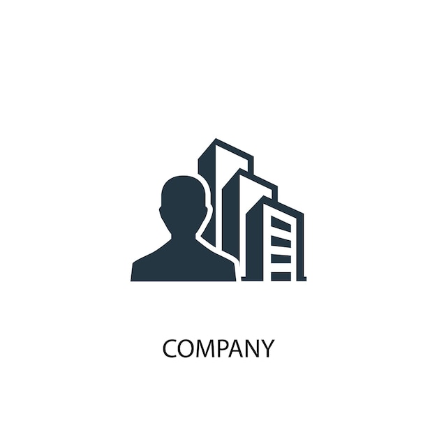 Company icon. Simple element illustration. company concept symbol design. Can be used for web and mobile.