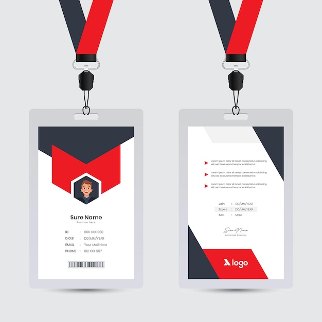 Company Id Card Template