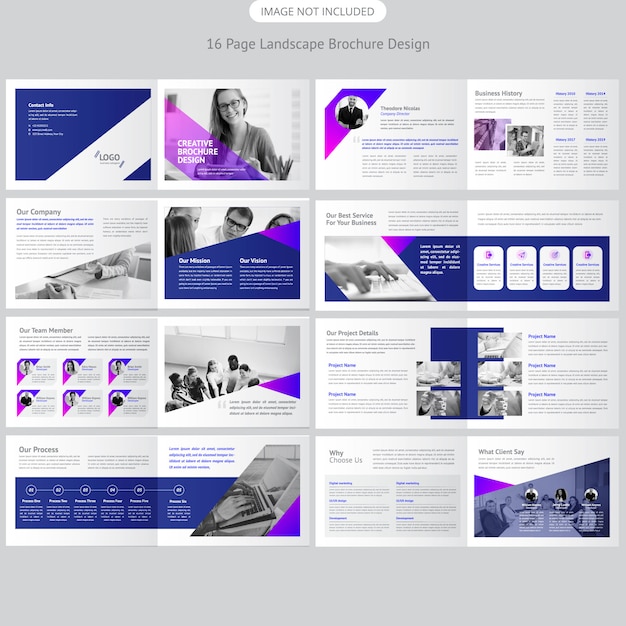 Company landscape brochure