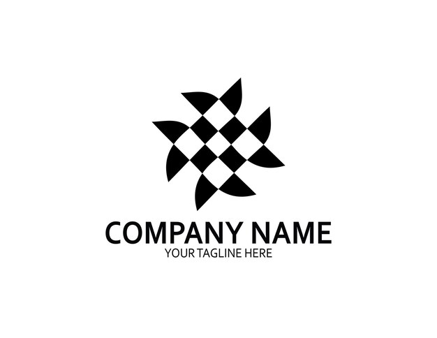 Вектор дизайна логотипа компании