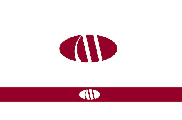 дизайн логотипа компании с современной минимальной буквой м